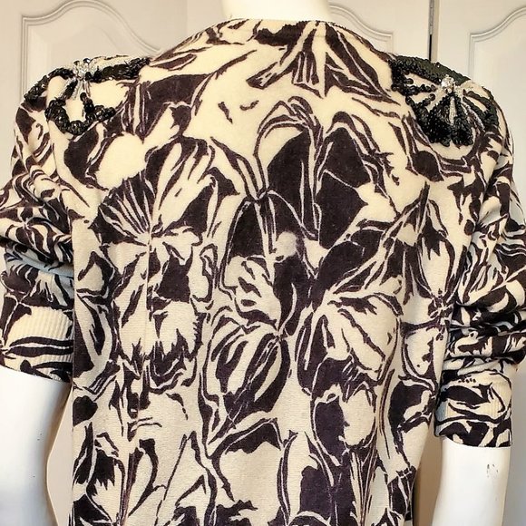 Spanner Vintage Sweater with silver / black sequin - Picture 3 of 9